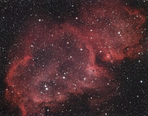 Soul Nebula, IC 1848 or Sharpless 2-199 or LBN 667, deep space astrophotography