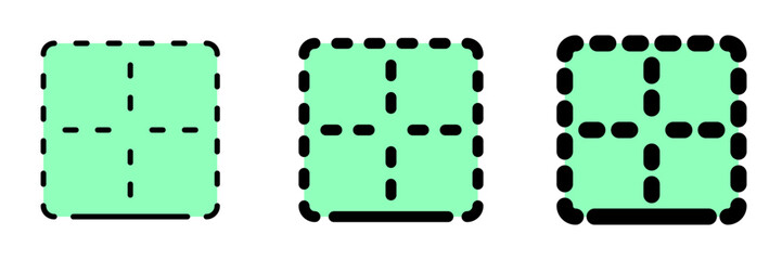 Editable bottom border vector icon. Part of a big icon set family. Perfect for web and app interfaces, presentations, infographics, etc