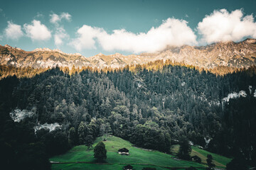 The Alps - one of the highest and most extensive mountain ranges in Europe. © Kaushik