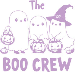 Retro Halloween SVG PNG Tshirt Design