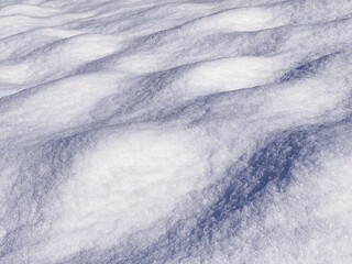 Winter snow snowdrift white background 
