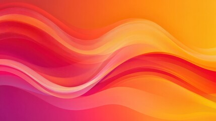 Fototapeta premium Abstract Orange and Red Waves