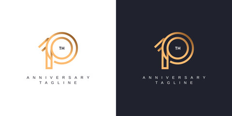 10 years anniversary template design