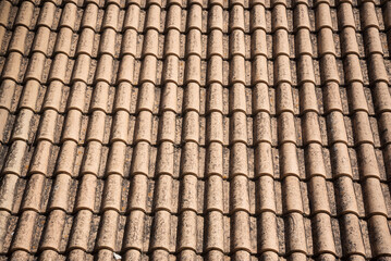 A view of the roof.