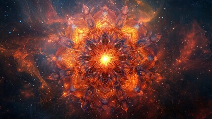 space mandala diwali