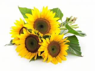 Obraz premium Sunflower Symphony: A Captivating Arrangement in AR 4:3