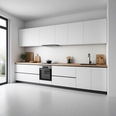 Fototapeta premium modern kitchen interior