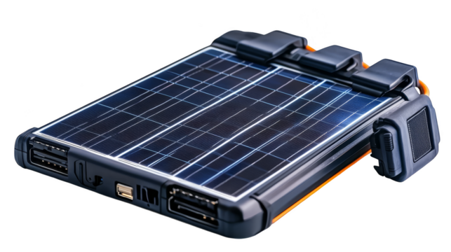 Portable Solar Panel Charger with USB Ports