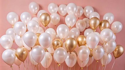 Colorful Balloons in Soft Background