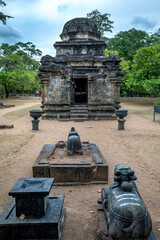 The oldest Hindu shrine at Polonnaruwa in Sri Lanka known as Siva Devale No.2. It was built by King Rajaraja l (985 - 1014 AD).