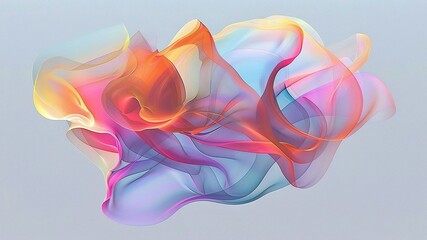 a painting of a rainbow colored line with the colors of the rainbow