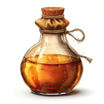 recommend clip art: Halloween Potion Bottle Poison Glass Jar Isolated Creepy Clipart, Spooky Illustrated Object Element Icon, White Background for Easy Editing