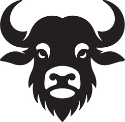 Bull head vector