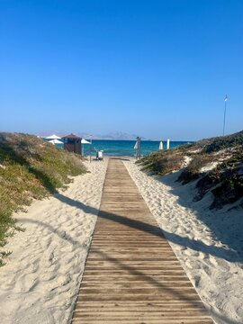 Greece Kos Marmari beach path 