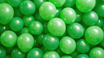forestgreen balloon texture. background of many green balloons, detailed high resolution photo