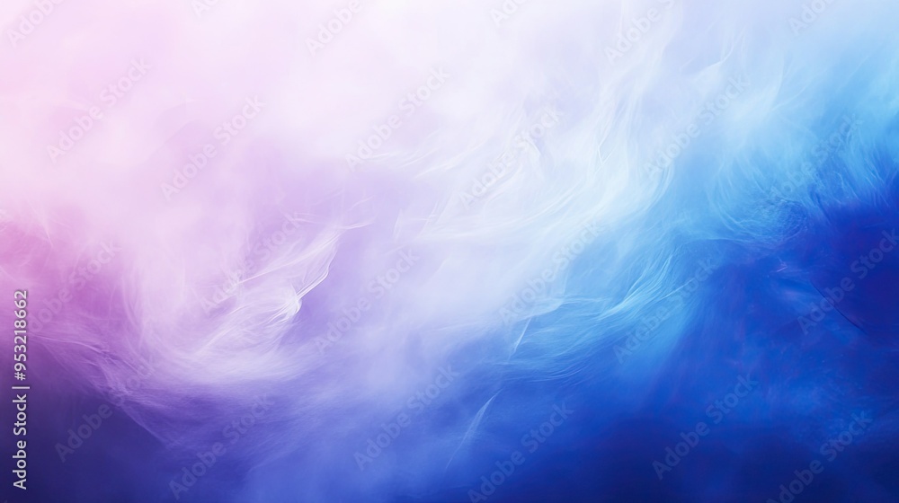 Poster a smooth gradient of cool blues and purples, creating a calming, abstract background with soft trans