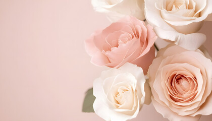  A solid color, like beige or soft pink, that provides a clean and unintrusive backdrop.