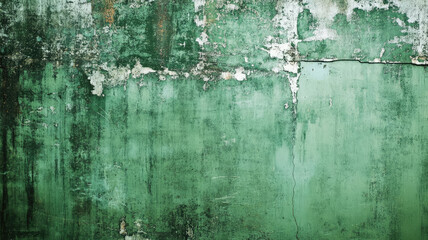 Obraz premium grunge metal texture, sage green background, detailed and realistic image