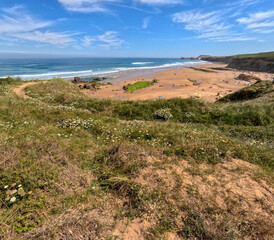 Canallave beach in Pielagos Cantabria Spain