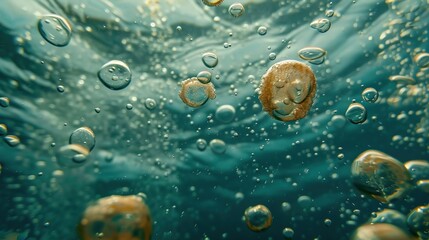 bubbles underwater wallpaper