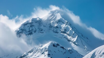 Obraz premium snow capped mountain wallpaper