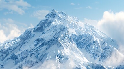 Fototapeta premium snow capped mountain wallpaper