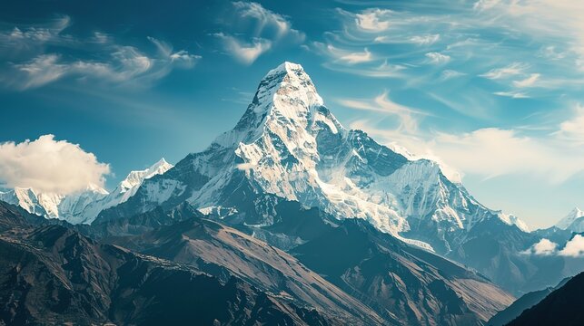 snow capped mountain wallpaper