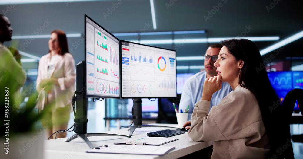 Aufkleber Data Analyst Using Data Analytics KPI
