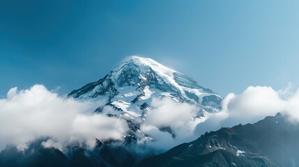 snow capped mountain wallpaper