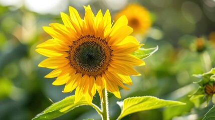 Fototapeta premium sunflower close up wallpaper