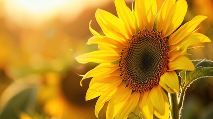 Fototapeta premium sunflower close up wallpaper
