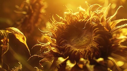 sunflower close up wallpaper