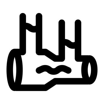 bernoulli, law, fluid, liquid, physics outline icon