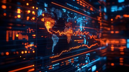 Global Network Data and Analytics with World Map