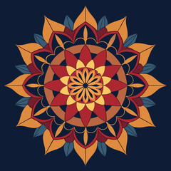 Textile Mandala pattern design