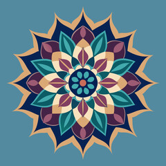 Textile Mandala pattern design