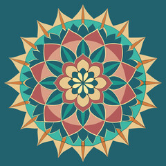 Textile Mandala pattern design