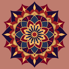 Textile Mandala pattern design