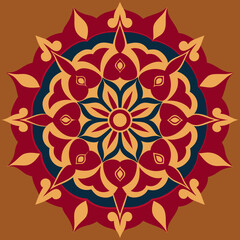 Textile Mandala pattern design