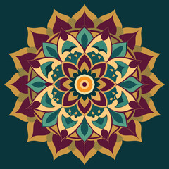 Textile Mandala pattern design