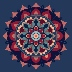 Textile Mandala pattern design