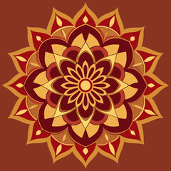 Textile Mandala pattern design