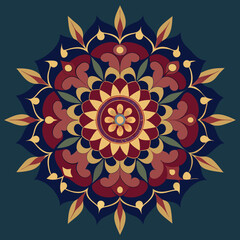 Textile Mandala pattern design