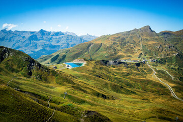 landscape with sky and mountain