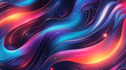 neon abstract pattern wallpaper