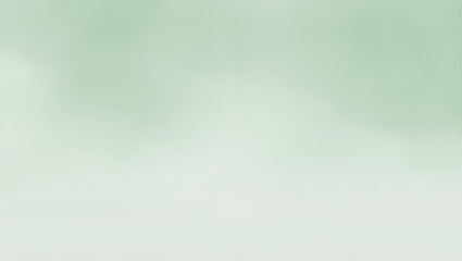 Fototapeta premium Green Negative Space Abstract