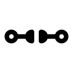 solder, bridge, close, connection, electrical outline icon