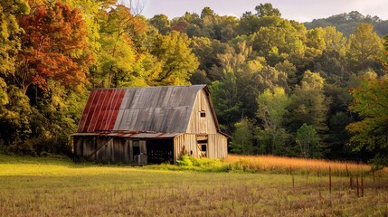 rustic barn wallpaper