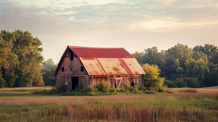 rustic barn wallpaper