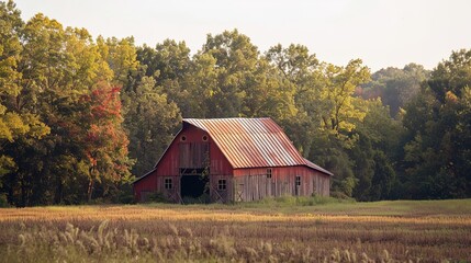 rustic barn wallpaper
